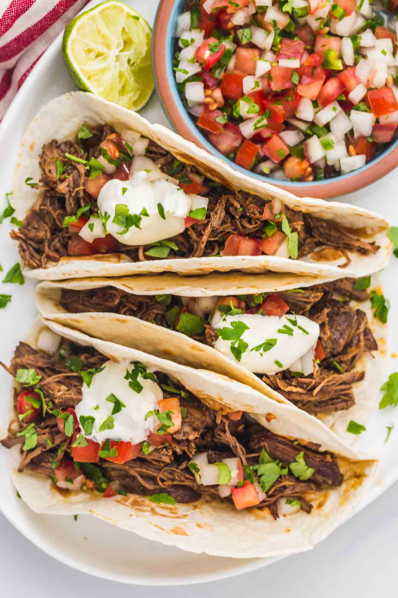 Mexican Shredded Beef Tacos