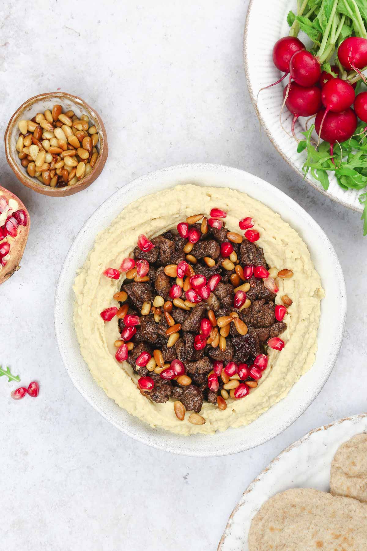 Hummus with meat recipe hummus bil lahmeh